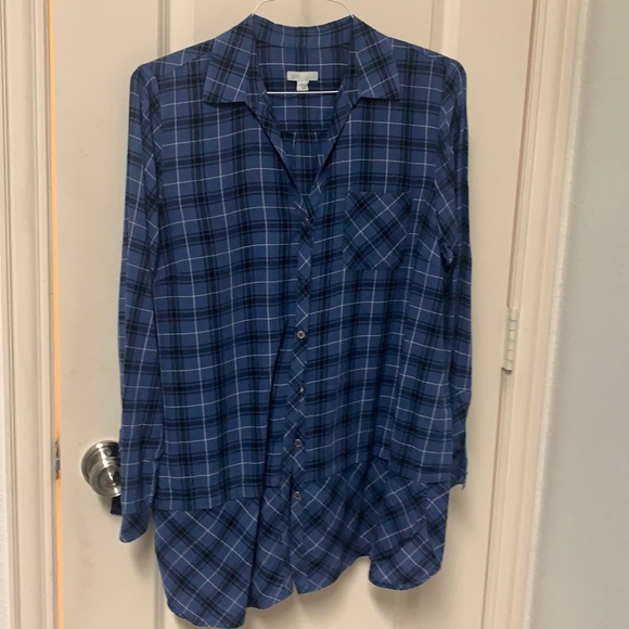 Two JJill flannel tops - Picture 4 of 9